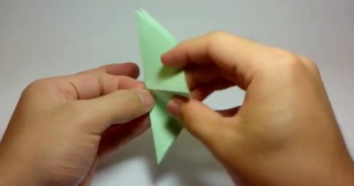 origami de árvore de Natal